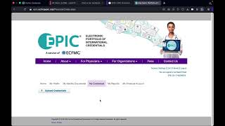 How to upload and verify your House Job Experience Certificate and Degree on EPICECFMG for IMC [upl. by Drummond]