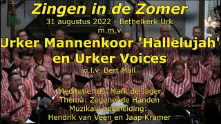 Slotavond 2022 met UMK Hallelujah en Urker Voices [upl. by Fugere579]