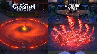 Can Genshin Impacts Pyro characters skill animation beat Changlis skill animation [upl. by Letsou]