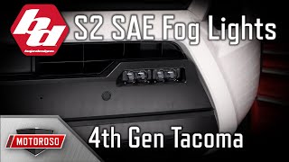 4th Gen Tacoma Fog Pocket LED Kits by Baja Designs [upl. by Reitman]