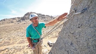 Basic amp Intermediate Outdoor Climbing 13 Cleaning a Top Rope Anchor amp Rappelling with a BackUp [upl. by Anerehs909]