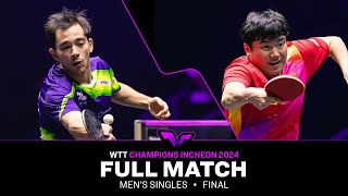 FULL MATCH  Hugo Calderano vs Liang Jingkun  MS F  WTTIncheon 2024 [upl. by Elyk]