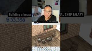 i built a house with a real chefs salary in the sims sims4 thesims4 chef [upl. by Lane169]