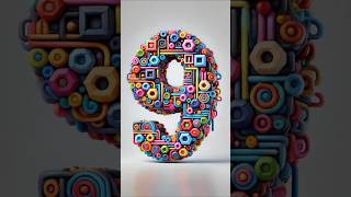 short 10Second Countdown Colorful 3D Numbers  Vibrant Geometric Shapes⏳youtubecreatorcommunity [upl. by Lozano]