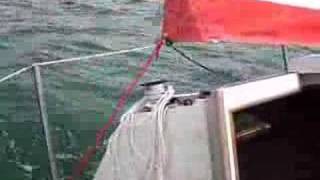 Oday 192 sailing Lake Erie more wind [upl. by Dorehs628]