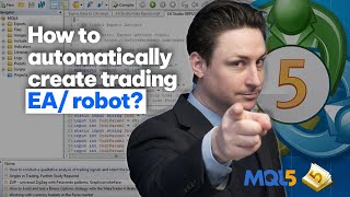 How to automatically create an Expert Advisor Trading Robot on MT5 MetaEditor using MQL5 Wizard [upl. by Anavlis]