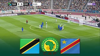 LIVE 🔴 TANZANIA vs CONGO DR  QUALIFICADORES AFCON 25  SIMULAÇÃO E PONTUAÇÃO AO VIVO GAMEPLAY [upl. by O'Callaghan97]