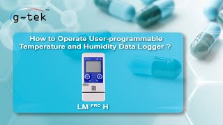 How to Operate User programmable Temperature and Humidity Data Logger [upl. by Karp709]