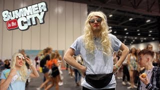 MEETING YOUTUBERS DISGUISED AS A FAN  Sitc 2018 [upl. by Alemrac]