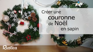 Réaliser une couronne végétale pour Noël [upl. by Dennison412]