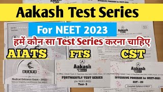 Aakash Test Series For Neet 2023  Aiats  FTS  NBTS [upl. by Anawd869]