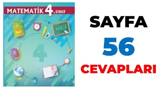 4 Sınıf Matematik Ders Kitabı Sayfa 56 Cevapları [upl. by Aij]