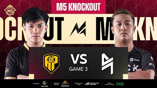 ID M5 Knockout Stage Hari 6  AP BREN VS BLACKLIST INTERNATIONAL  GAME 3 [upl. by Rosa]