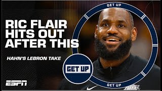 🚨 WOOOO 🚨 Ric Flair CALLS OUT Alan Hahn over a LeBron James take  Get Up [upl. by Oakie]