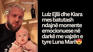 Luiz Ejlli dhe Kiara mes batutash ndajnë momente emocionuese në darkë me vajzën e tyre Luna Mari😍 [upl. by Maurice]