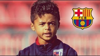 Shane Kluivert • Superstar • Goals amp Skills • FC Barcelona youth [upl. by Htebarual]