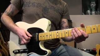 Fender Squier Classic Vibe Telecaster and hybrid picking lesson [upl. by Cleveland]