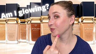 NEW CLE DE PEAU RADIANT NATURAL FOUNDATION Demo Comparisons Thoughts [upl. by Anits]