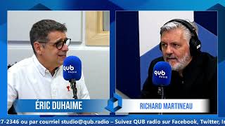 Le gens veulent entendre parler d’économie et de niveau de vie dit Éric Duhaime [upl. by Marinelli405]