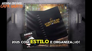 Agenda Editável 2025 Organize seu Ano com Páginas Personalizadas e Capas Exclusivas [upl. by Nathan]