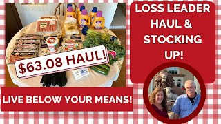 NEW LOSS LEADER FOOD HAUL LIVE BELOW YOUR MEANS HOW TO SAVE MONEY ON FOOD frugal [upl. by Ardeha]