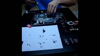 Wymiana klawiatury Asus X202EQ200ES200EX202E How to replace keyboard [upl. by Oiramd]