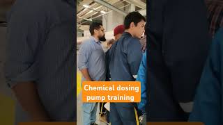 Chemical dosing pump training and maintenance [upl. by Naes]