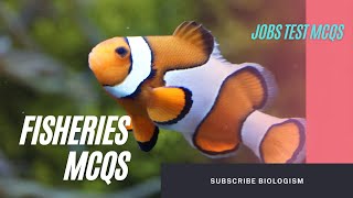 Fisheries MCQs with Answers  Fisheries MCQs Fishes MCQs  Biologism [upl. by Rollo]