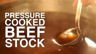 PressureCooked Beef Stock [upl. by Ytsirk]