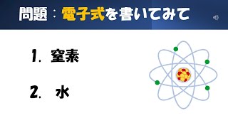 【化学】【電子式】猫が出す化学の問題なのです（化学式4） [upl. by Shuping354]