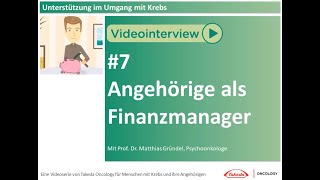 Angehörige als Finanzmanager bei Krebs 79 [upl. by Drucie]