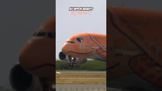 The Massive Orange Flying Honu of All Nippon Airways departs Honolulu [upl. by Rahmann744]