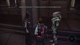 Mass Effect 1 LE  Salarian amp Turian argue over Saren Citadel NPC dialogue [upl. by Graubert]