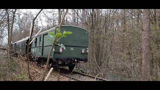 Wiehltalbahn Bergischer Löwe  Wiehl  Osterfahrt 09042023 [upl. by Nemraciram]