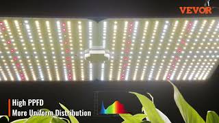 VEVOR 150W LED Grow Light  Boost Your Indoor Plants with Samsung Chips amp Full Spectrum [upl. by Ssilb278]