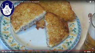 Reibekuchen  Kartoffelpuffer mit Hackfleisch gefüllt [upl. by Celesta941]