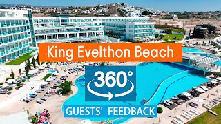 King Evelthon Beach Hotel VR 360° Drone Review Based on TripAdvisor Cyprus [upl. by Rouvin]