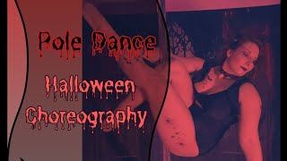 Pole dance Halloween Choreography 🎃 [upl. by Mcgean]