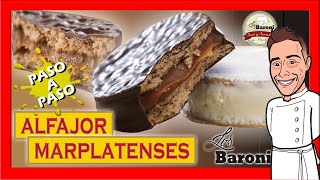 ALFAJOR MARPLATENSE 🔺 LOS BARONI de MAR DEL PLATA 🏖️ los famosos 🔺 cursos de pastelería online [upl. by Hutner]