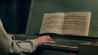 JSBach Invention 8 in F Major BWV 779 on Clavichord [upl. by Anse]