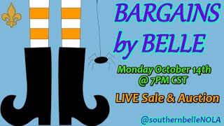 Sale Auction  BARGAINS BY BELLE  Come shop chat amp bid from the comfort of home [upl. by Tenaej168]