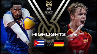 🇨🇺 CUB vs 🇩🇪 GER  Highlights  Mens OQT 2023 [upl. by Cleopatra283]