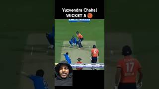 Yuzvendra Chahal WICKET 5 🥺❤️🙏 [upl. by Pattani]