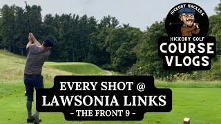 Lawsonia Links with Hickory Golf Clubs Part 1  Course Vlog 17 [upl. by Yecnahc]