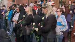 Boyzone pay tribute at Stephen Gatelys funeral [upl. by Mortimer]