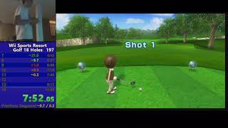 Former World Record Wii Sports Resort Golf 18 Holes in 1221 [upl. by Frentz281]