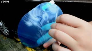 How to install car rear view mirror Rainproof flim [upl. by Alejandrina382]