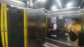 OTIS Gen2 Traction Scenic Elevators at Dukuh Atas MRT Station Jakarta [upl. by Smoot]