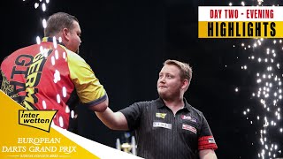 ALLGERMAN SHOWDOWN  Day Two Evening Highlights  2023 European Darts Grand Prix [upl. by Massey]