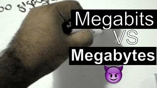 Megabits vs Megabytes [upl. by Lieberman]